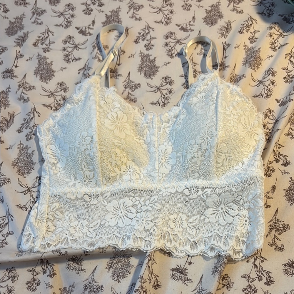 White Lace Bralette